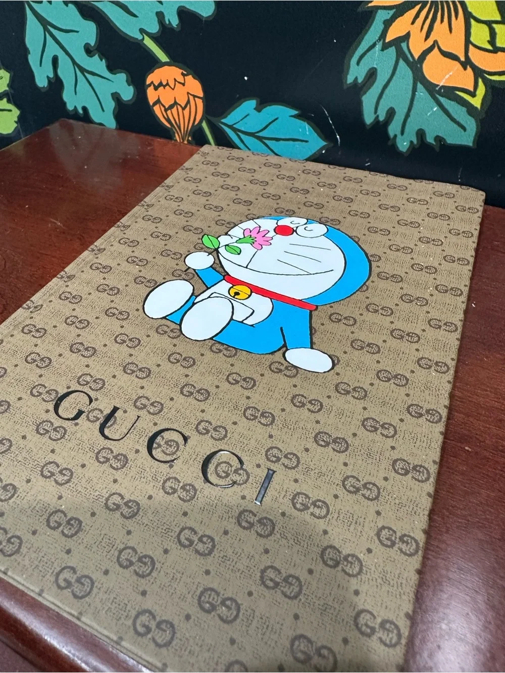 Gucci x Doraemon GG Monogram Hardcover Journal Notebook Japan Limited Edt new